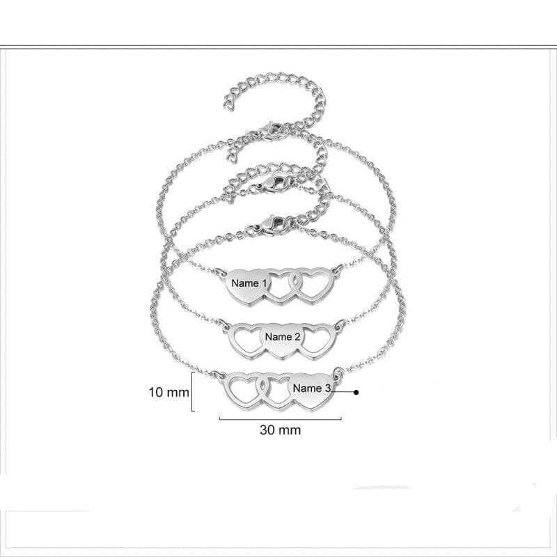 3 Best Friend Charm Bracelets