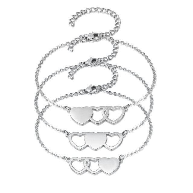 3 Best Friend Charm Bracelets