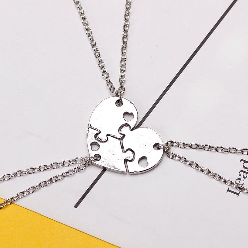 3 Person Best Friend Necklaces