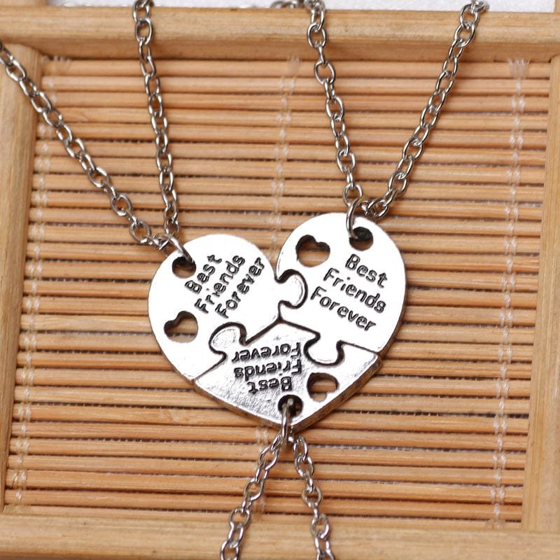 3 Person Best Friend Necklaces