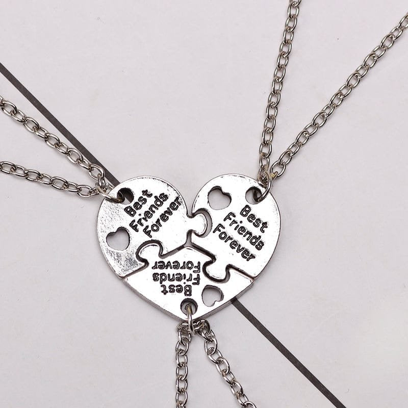 3 Person Best Friend Necklaces