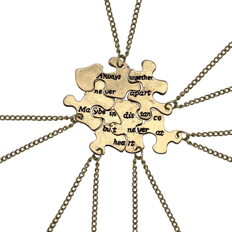 Best Friend Gifts Puzzle Piece Necklace