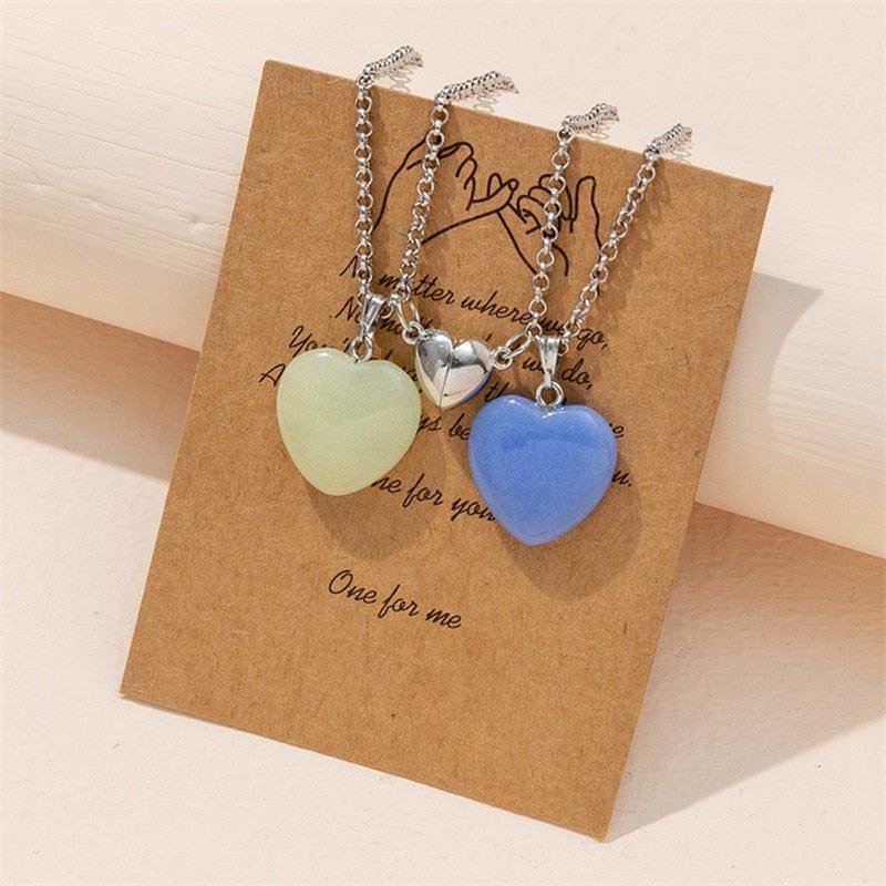 Best Friend Heart Necklaces for 2