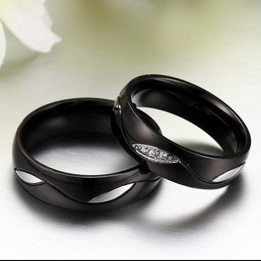 Black Wedding Rings for Couples
