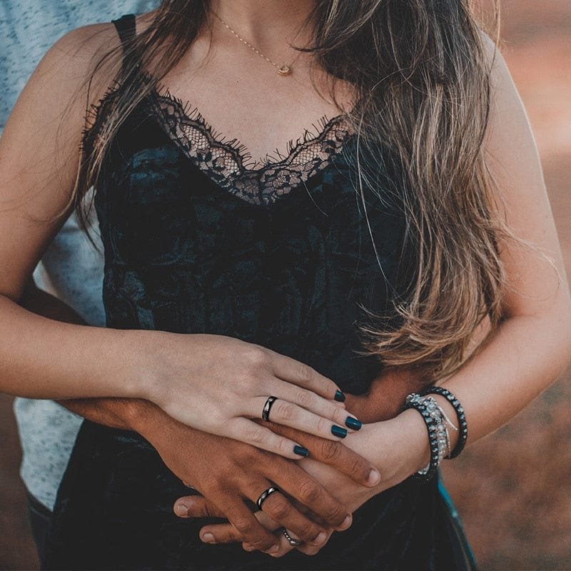 Black Wedding Rings for Couples