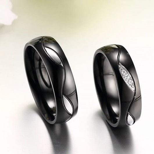 Black Wedding Rings for Couples