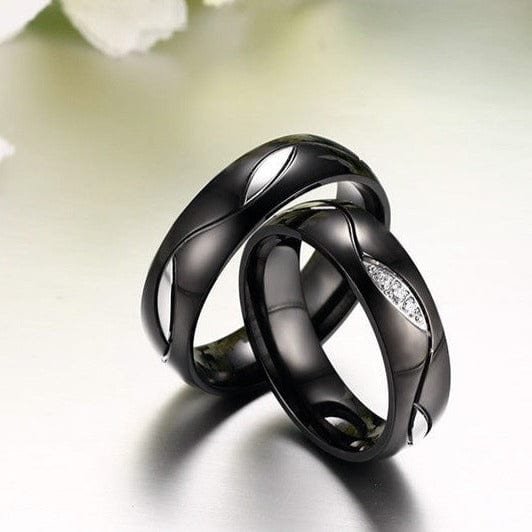 Black Wedding Rings for Couples