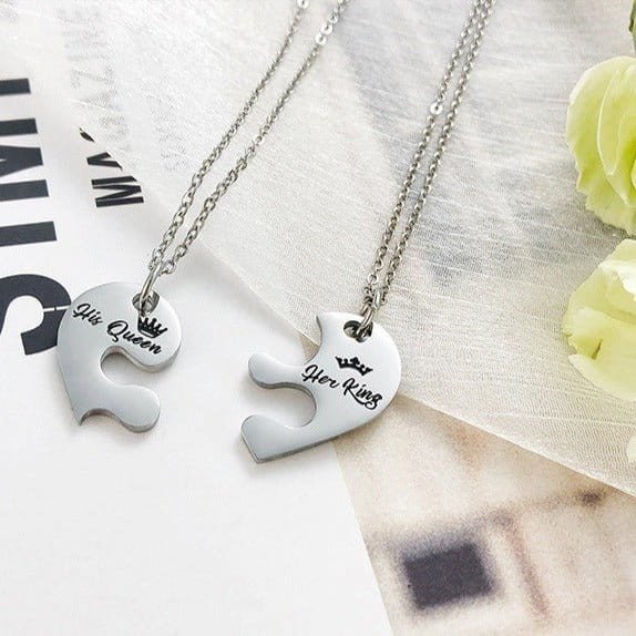 Couple Heart Necklace