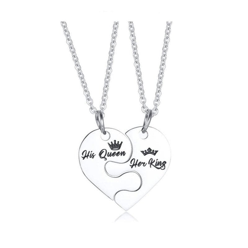 Couple Heart Necklace