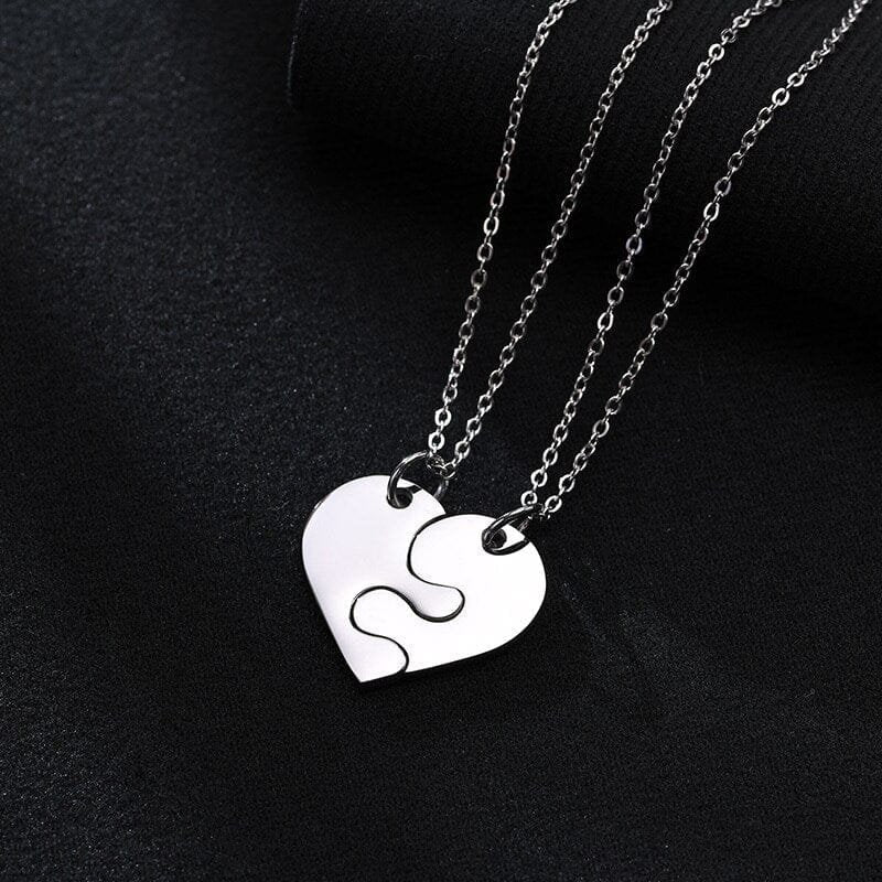Couple Heart Necklace