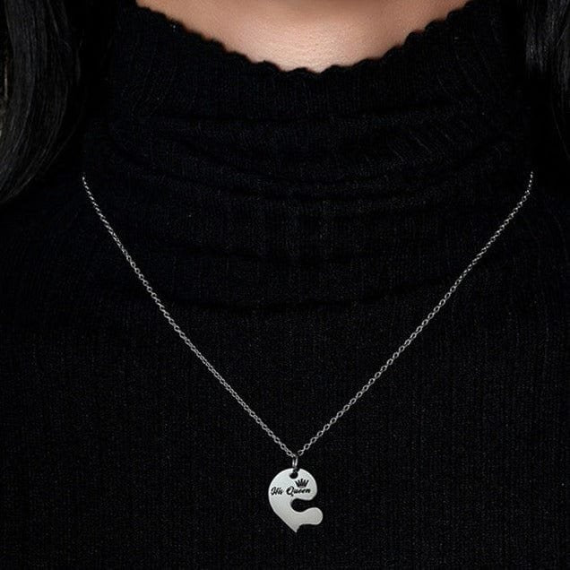 Couple Heart Necklace