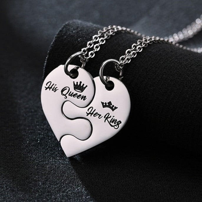 Couple Heart Necklace