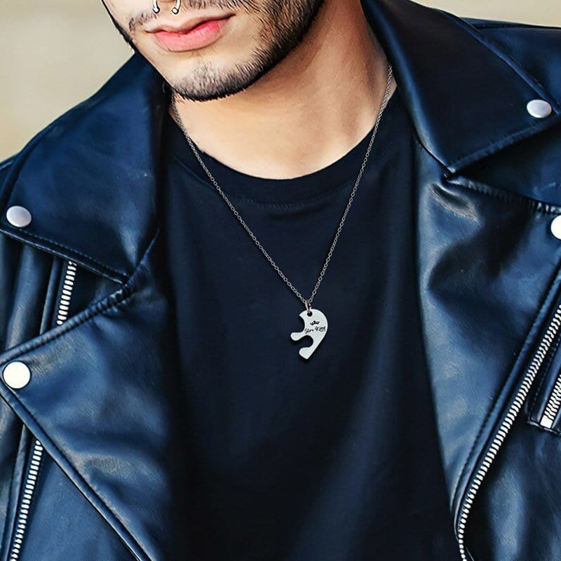 Couple Heart Necklace