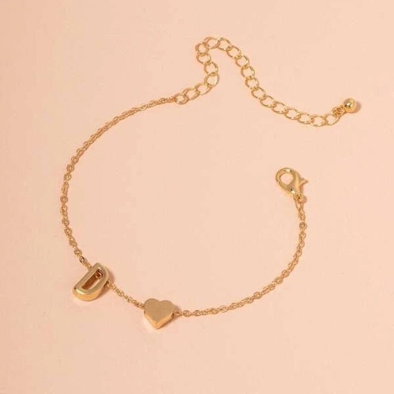 Couples Initial Bracelets