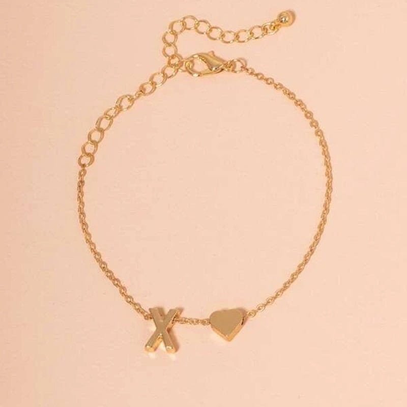 Couples Initial Bracelets