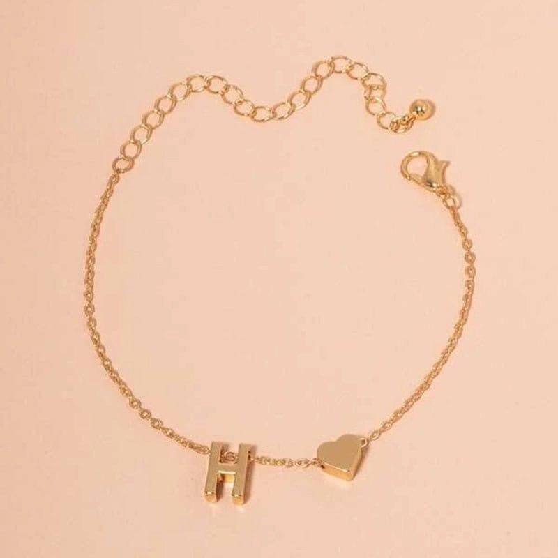 Couples Initial Bracelets