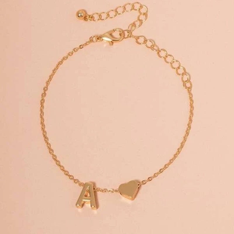 Couples Initial Bracelets