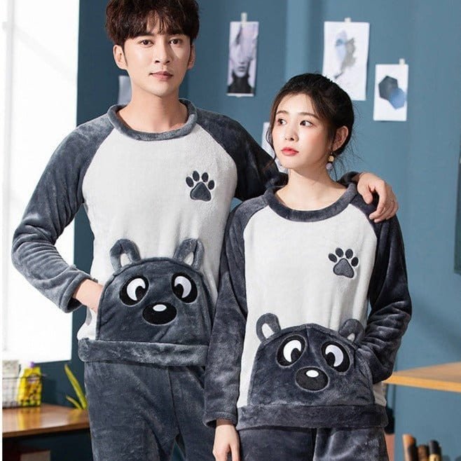 Cute Couple Bear Pajamas
