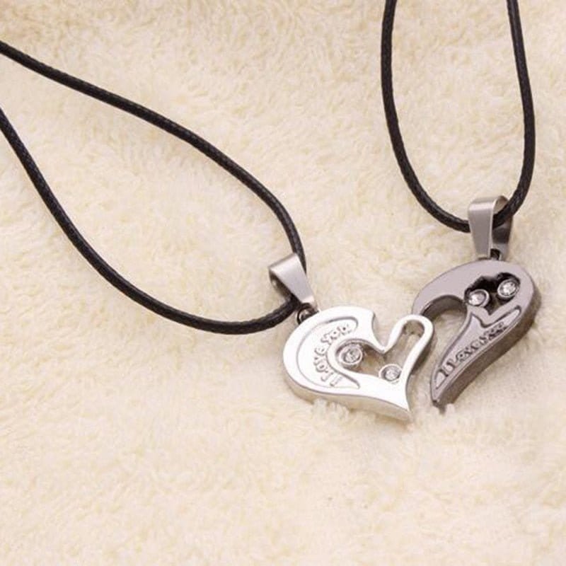 Heart Magnetic Necklace for Couple