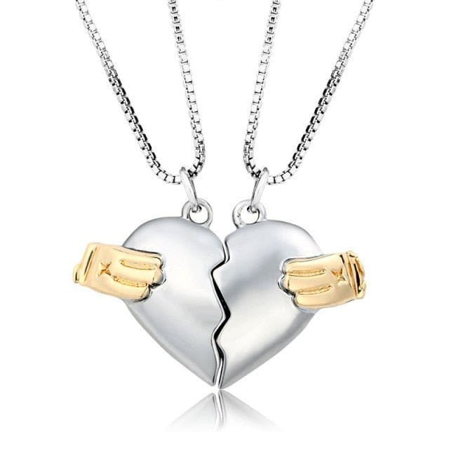 Heart Magnetic Necklace for Couples