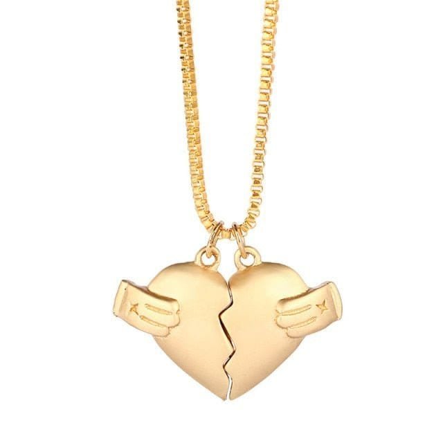 Heart Magnetic Necklace for Couples