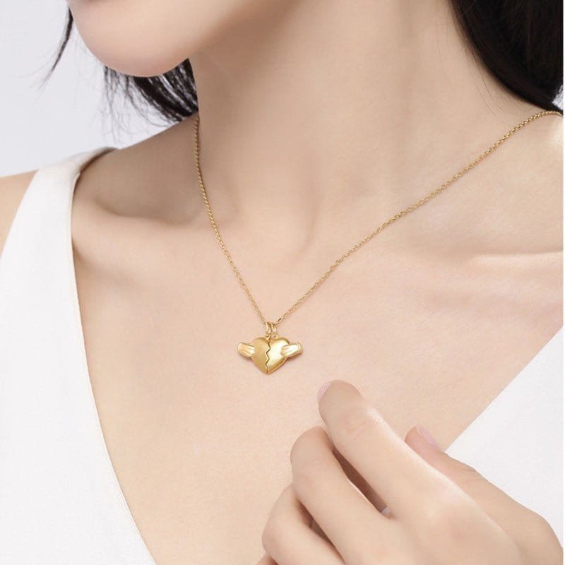 Heart Magnetic Necklace for Couples