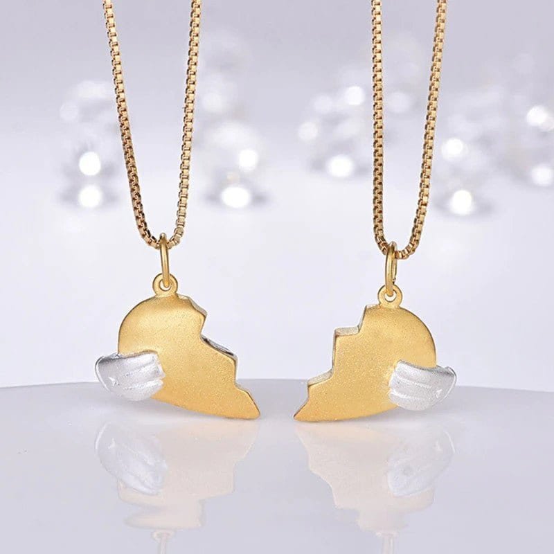 Heart Magnetic Necklace for Couples