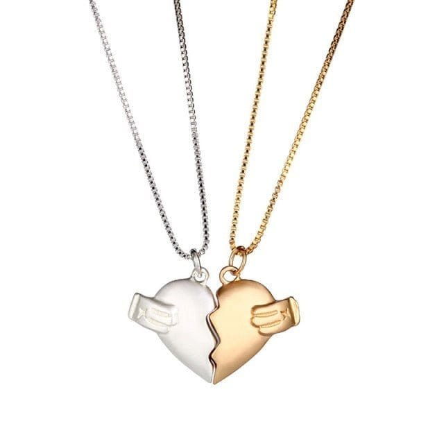 Heart Magnetic Necklace for Couples