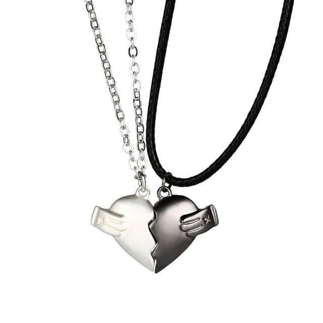 Heart Magnetic Necklace for Couples