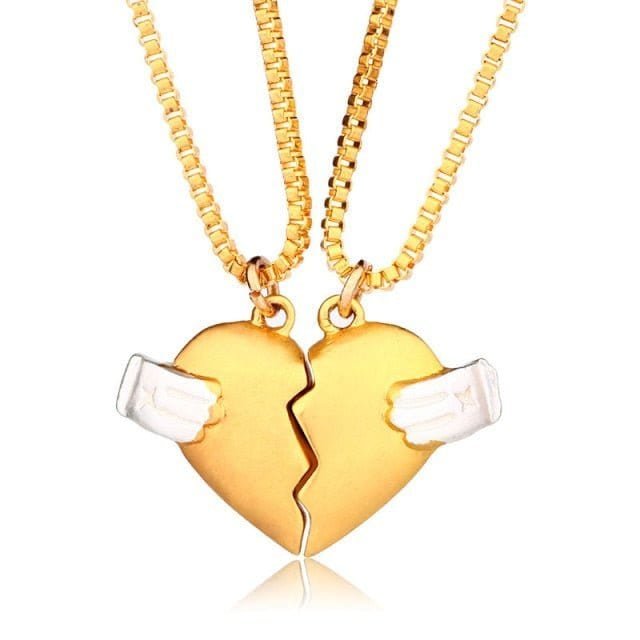 Heart Magnetic Necklace for Couples