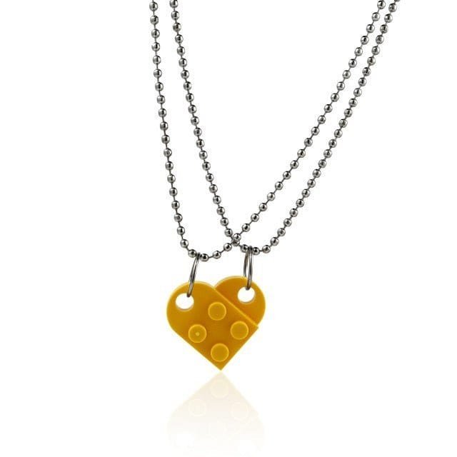 Lego Couple Necklace