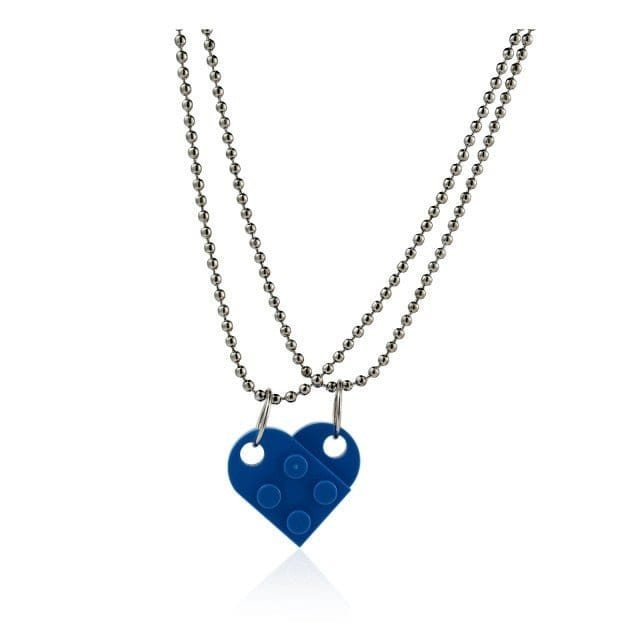 Lego Couple Necklace
