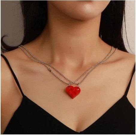 Lego Couple Necklace