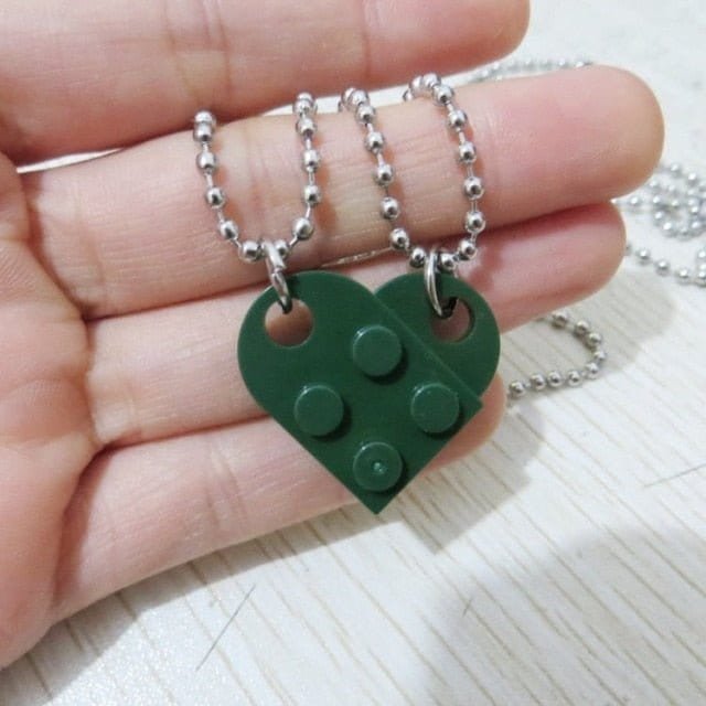 Lego Couple Necklace