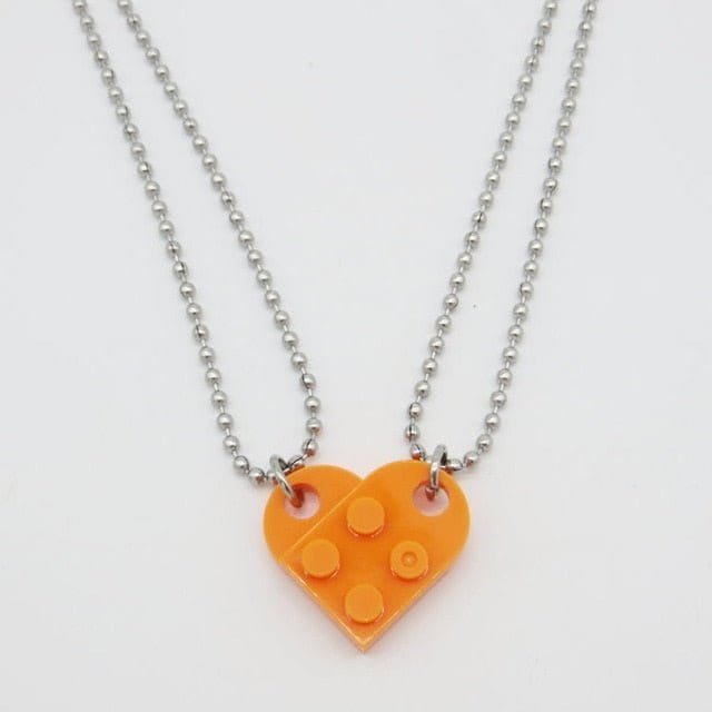 Lego Couple Necklace