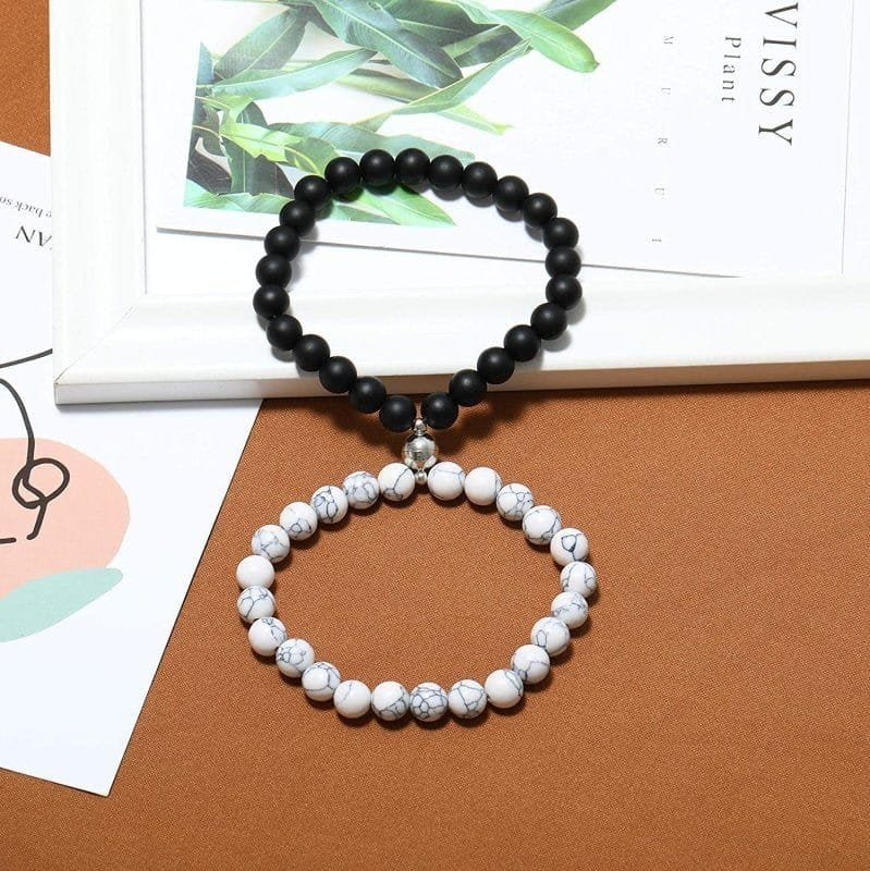 Magnetic Couple Beads Bracelets