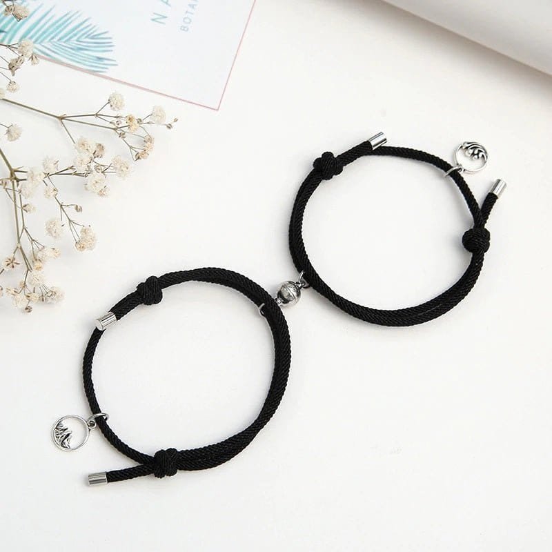 Magnetic Couple Bracelets Set