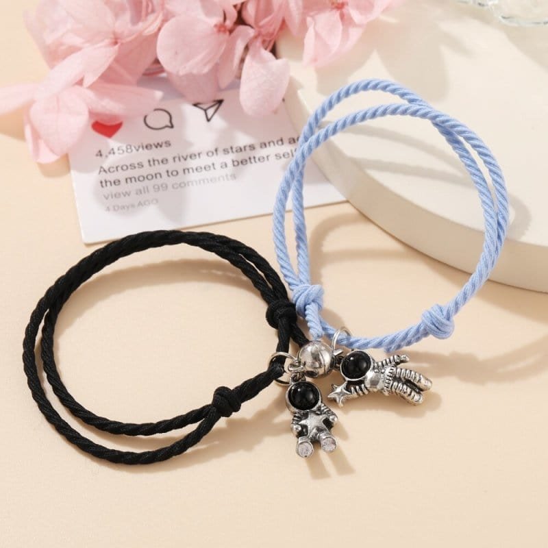 Magnetic Couple Cord Bracelets