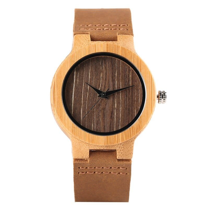 Matching Bamboo Couple Watch