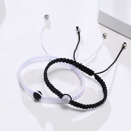 Matching Beaded Bracelets for Couples