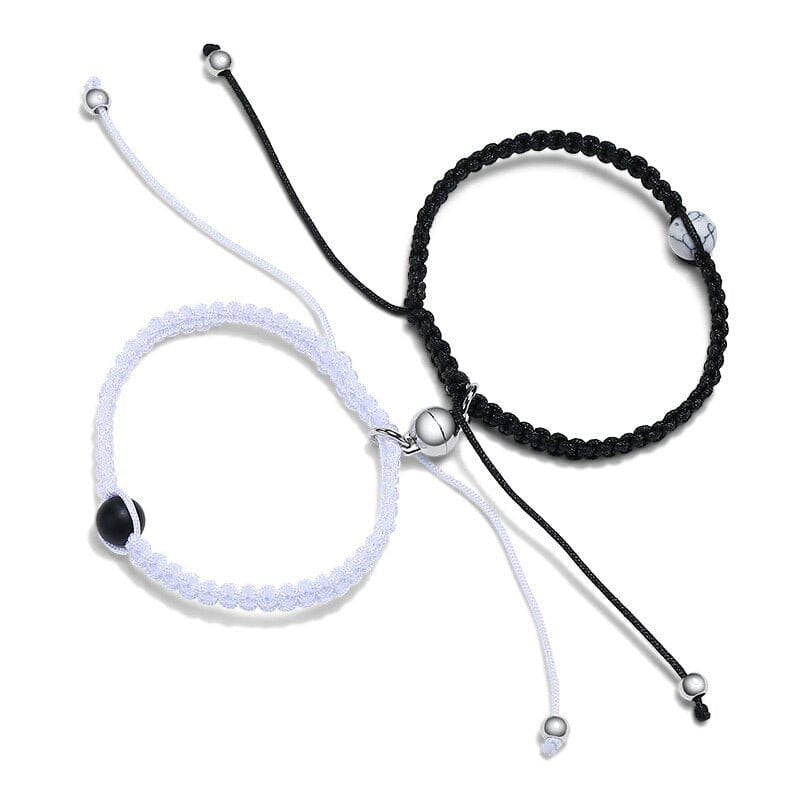 Matching Beaded Bracelets for Couples