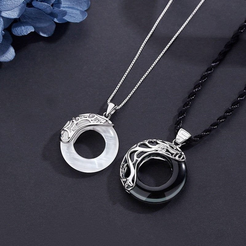 Matching Chinese Couples Necklaces