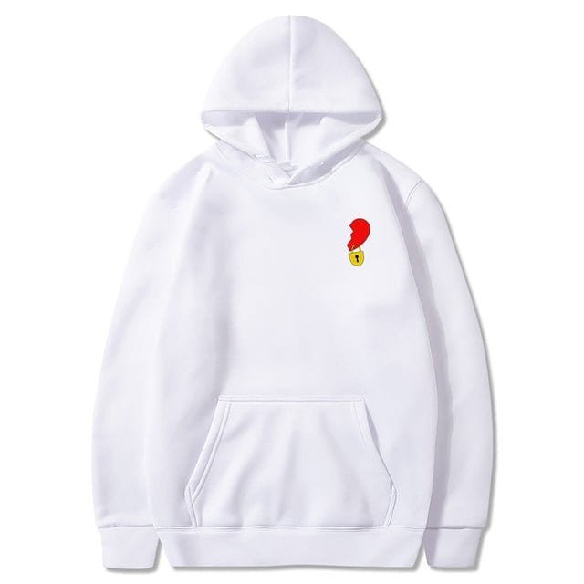 Matching Couple Heart Hoodies