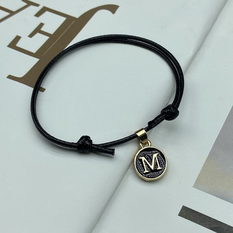 Matching Couple Initial Bracelets