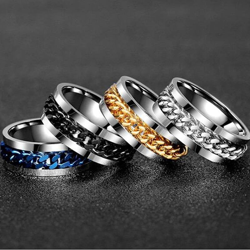 Matching Couple Promise Rings