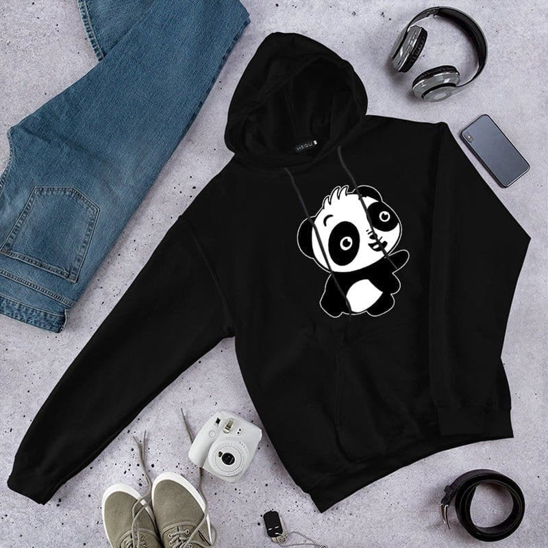Matching Panda Hoodies for Couples