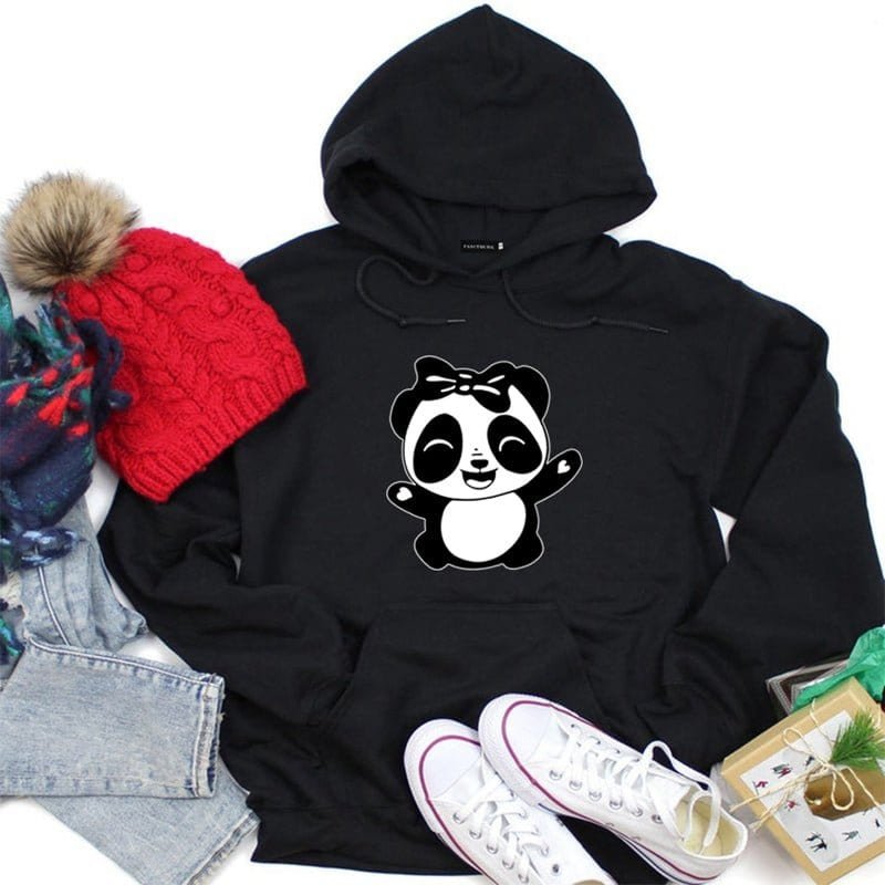 Matching Panda Hoodies for Couples