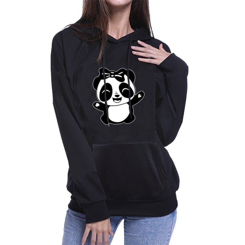 Matching Panda Hoodies for Couples