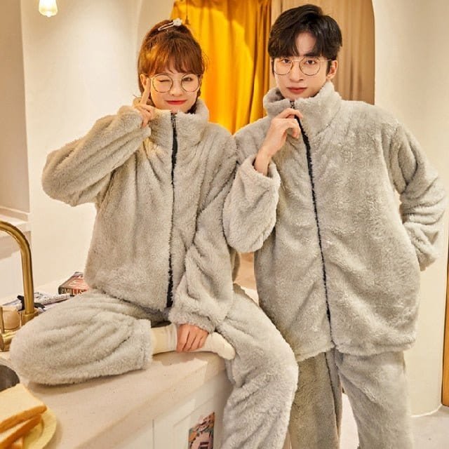 Matching Pyjamas Couple