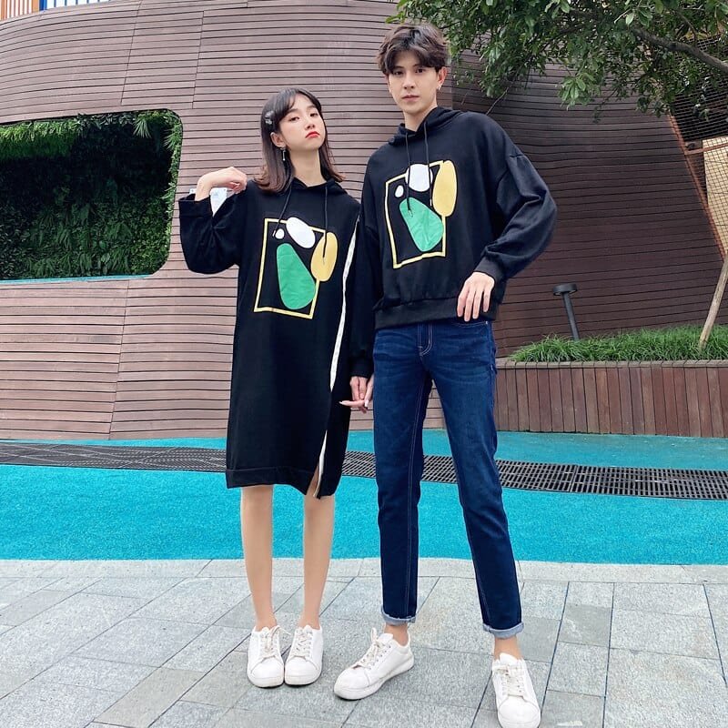 Matching Sweat and Sweat Dresses for Couple